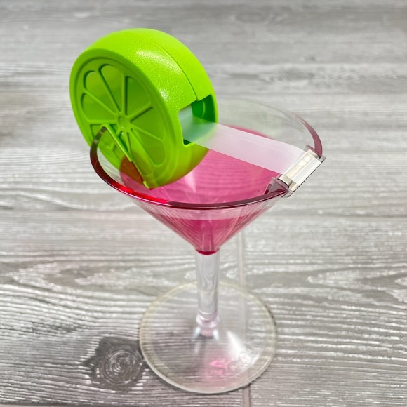 Scotch Office Scotch Tape Dispenser Pink Martini Cocktail